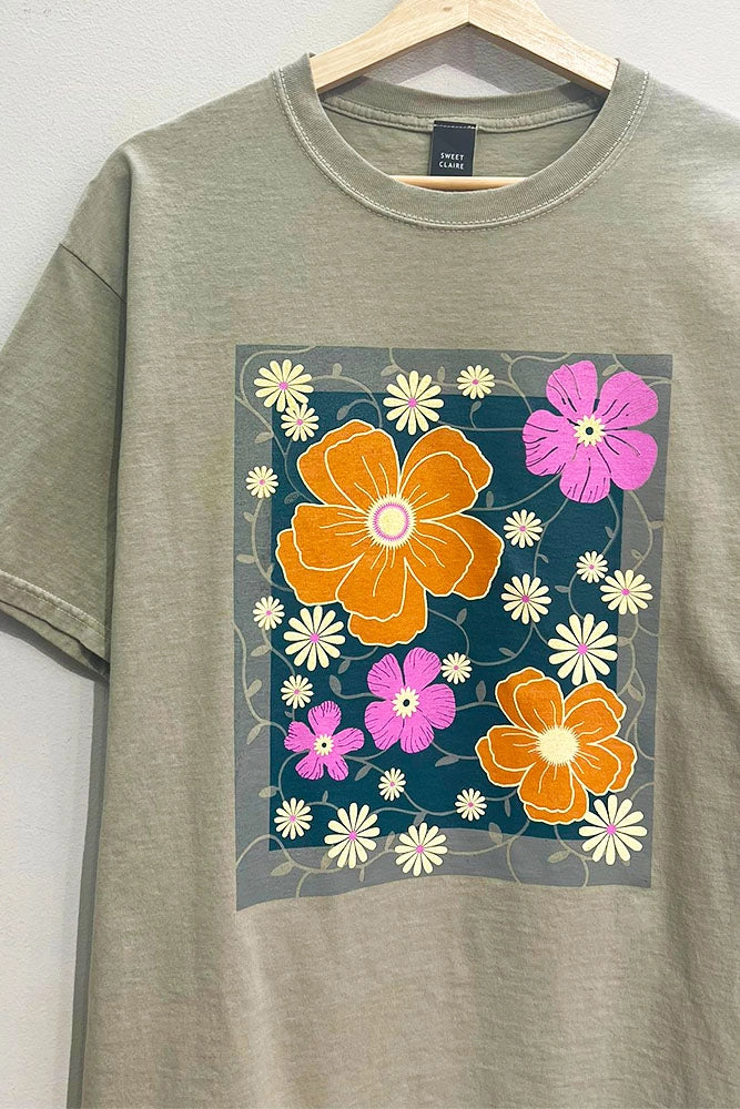 The Valley Tee Collection: Floral Motif Tee