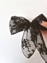 Load image into Gallery viewer, The Bow Collection: Lace Bow Barrette in Two Colors