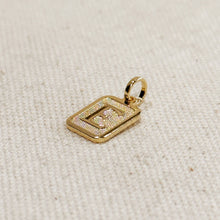 Load image into Gallery viewer, Paris Jewelry Collection: Textured Initial Charm PREORDER