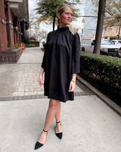 Load image into Gallery viewer, Avon Black Ruffle Dress