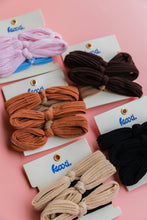 Load image into Gallery viewer, Bow Hair Ties in Black