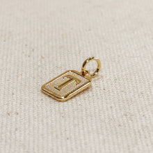 Load image into Gallery viewer, Paris Jewelry Collection: Textured Initial Charm PREORDER