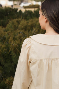 Alexandria Collared Dress in Cream