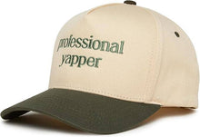 Load image into Gallery viewer, Professional Yapper Hat in Olive+Beige