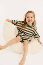 Load image into Gallery viewer, Kids Slouchy Set in Forest Stripe