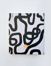 Load image into Gallery viewer, Durham Organization Collection: Undated Planner in Black and White Squiggles