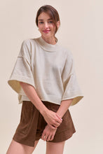 Load image into Gallery viewer, Bloomington Knit Mockneck in Ivory