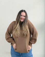 Load image into Gallery viewer, Conway Ribbed Sweater in Brown