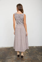 Load image into Gallery viewer, Chelsea Gingham Sleeveless Midi Dress