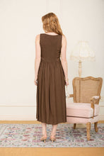 Load image into Gallery viewer, Ivins Boatneck Dress in Brown