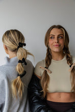 Load image into Gallery viewer, Bow Hair Ties in Black