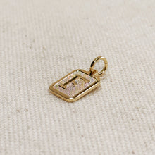 Load image into Gallery viewer, Paris Jewelry Collection: Textured Initial Charm PREORDER