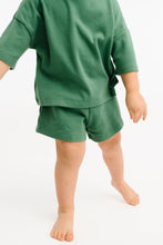 Load image into Gallery viewer, Kids Slouchy Set in Forest Green