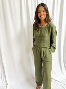 Westerly Olive Casual Set
