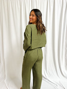 Westerly Olive Casual Set