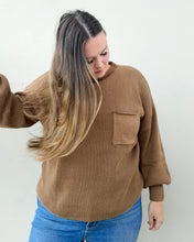 Load image into Gallery viewer, Conway Ribbed Sweater in Brown