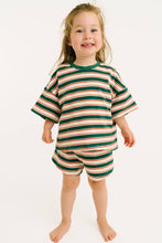 Load image into Gallery viewer, Kids Slouchy Set in Forest Stripe