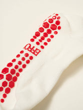 Load image into Gallery viewer, Ruffle Grip Pilates Sock in Heart Duo