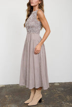 Load image into Gallery viewer, Chelsea Gingham Sleeveless Midi Dress