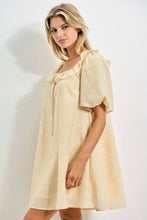 Load image into Gallery viewer, New Bern Mini Dress in Butter