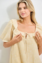 Load image into Gallery viewer, New Bern Mini Dress in Butter