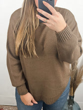 Load image into Gallery viewer, Phillipsburg Roundneck Sweater in Mocha