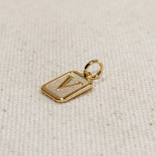 Load image into Gallery viewer, Paris Jewelry Collection: Textured Initial Charm PREORDER