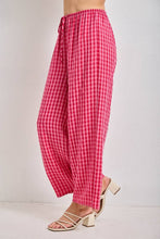 Load image into Gallery viewer, Midtown Pink Gingham Pants
