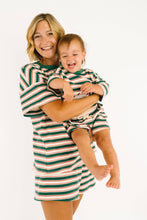 Load image into Gallery viewer, Kids Slouchy Set in Forest Stripe