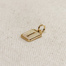 Load image into Gallery viewer, Paris Jewelry Collection: Textured Initial Charm PREORDER