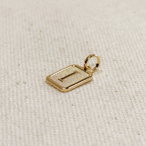 Paris Jewelry Collection: Textured Initial Charm PREORDER