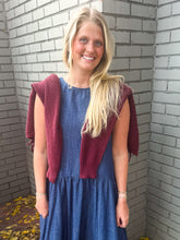 Load image into Gallery viewer, Dallas Sleeveless Denim Dress