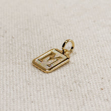 Load image into Gallery viewer, Paris Jewelry Collection: Textured Initial Charm PREORDER