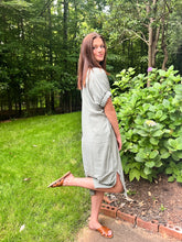 Load image into Gallery viewer, Cocoa Beach Midi Dress in Sage