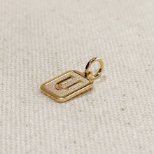 Load image into Gallery viewer, Paris Jewelry Collection: Textured Initial Charm PREORDER