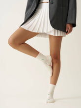 Load image into Gallery viewer, Ruffle Grip Pilates Sock in Colorful Hearts