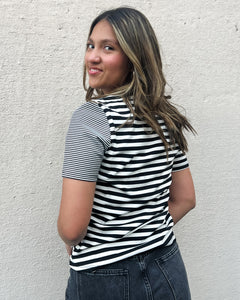 Silver City Striped Top