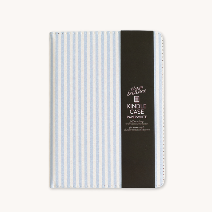 Boylan Heights Blue Stripe Kindle Case