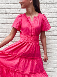 Dorset Dress in Pink