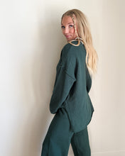 Load image into Gallery viewer, Easley Knit Set in Hunter Green