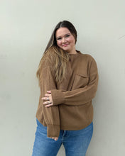 Load image into Gallery viewer, Conway Ribbed Sweater in Brown