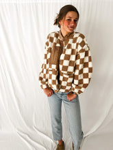 Load image into Gallery viewer, Canyon Drive Checkered Fleece Jacket