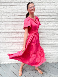 Dorset Dress in Pink