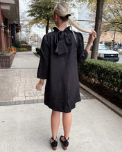 Load image into Gallery viewer, Avon Black Ruffle Dress