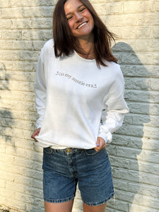 The Crewneck Collection: Auntie Era Embroidered Sweatshirt
