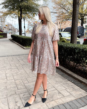 Load image into Gallery viewer, Seventh Avenue Sequin Babydoll Dress