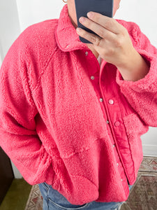 Montevideo Hot Pink Fleece Jacket