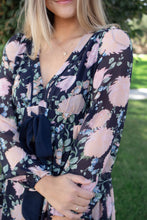 Load image into Gallery viewer, Iva Floral Bow Tie Maxi Dress