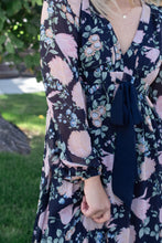 Load image into Gallery viewer, Iva Floral Bow Tie Maxi Dress
