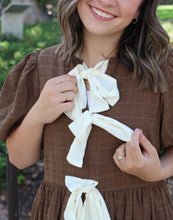 Load image into Gallery viewer, Oakhurst Brown Textured Midi Dress